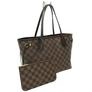 Louis Vuitton Neverfull Damier Tote Bag Handbag Shoulder Brown